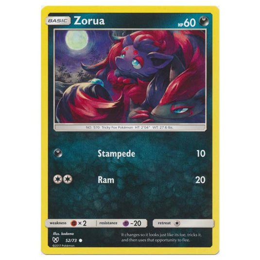 Pokemon - Shining Legends - Zorua - 52/73