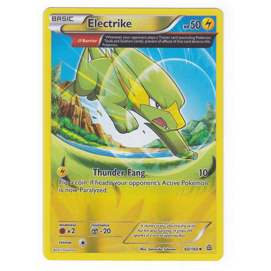 Pokemon - XY Primal Clash - (Reverse Holo) - Electrike - 60/160