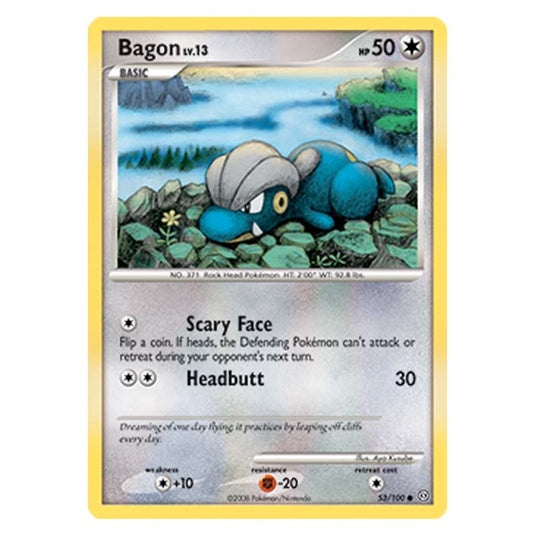 Pokemon - Diamond And Pearl Stormfront - Bagon - 53/100