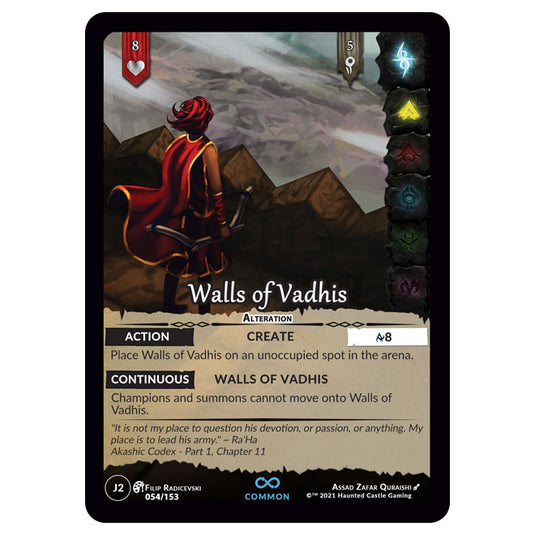 Genesis Battle of Champions - Welcome to Jaelara - Walls of Vadhis (Common) J2054