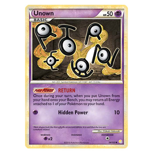 Pokemon - HGSS - Unown - 54/123