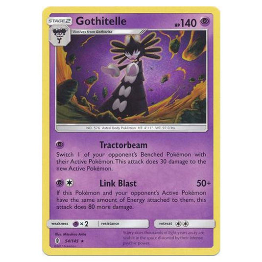 Pokemon - Sun & Moon - Guardians Rising - Gothitelle - 54/145