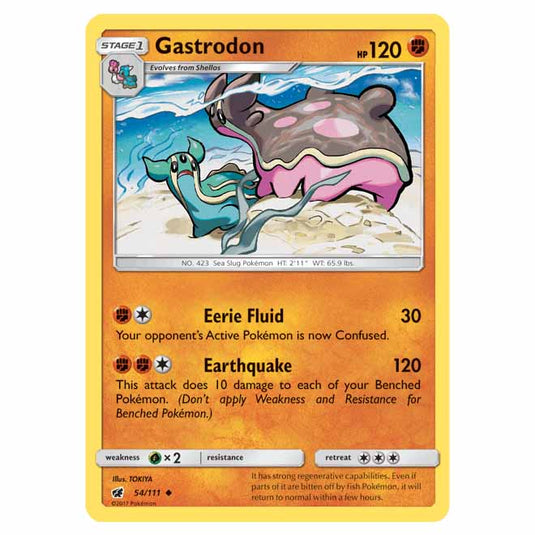 Pokemon - Sun & Moon - Crimson Invasion - Gastrodon - 54/111