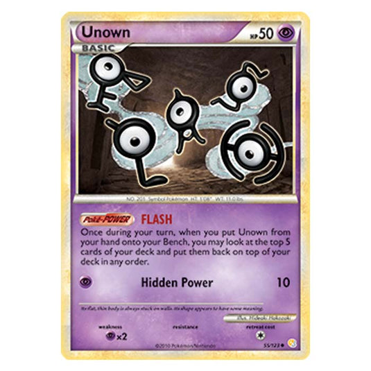 Pokemon - HGSS - Unown - 55/123