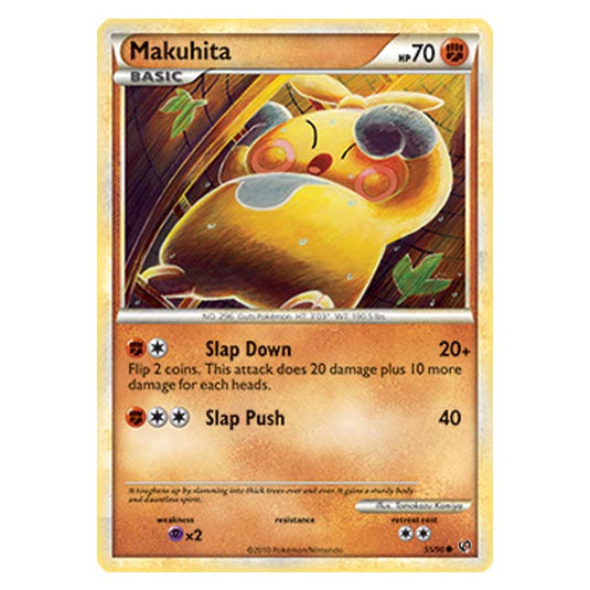 Pokemon - HGSS Undaunted - Makuhita - 55/90