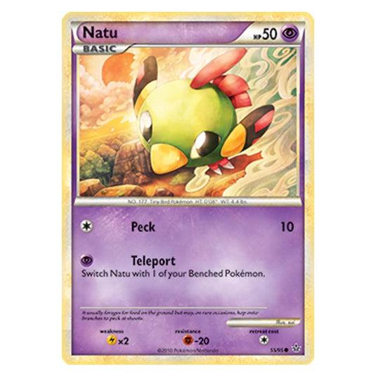 Pokemon - HGSS - Unleashed - Natu 55/95