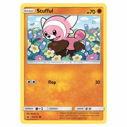 Pokemon - Sun & Moon - Crimson Invasion - Stufful - 55/111