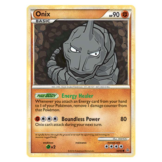 Pokemon - HGSS - Unleashed - Onix 56/95