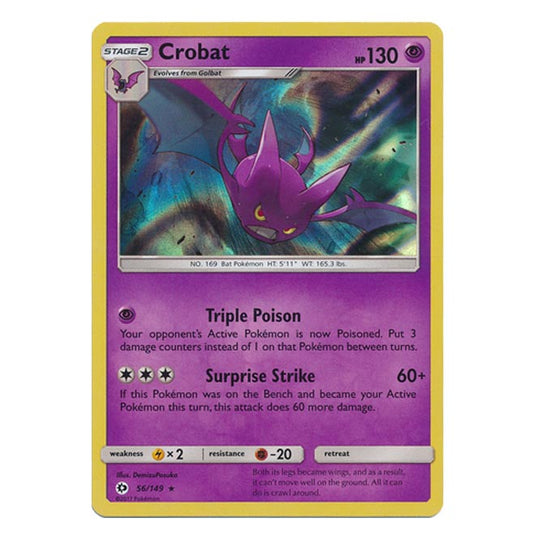 Pokemon - Sun & Moon - Base Set - Crobat - 56/149