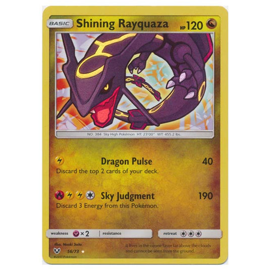 Pokemon - Shining Legends - Shining Rayquaza - 56/73