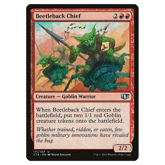 Magic The Gathering - Commander 2014 - Beetleback Chief - 171