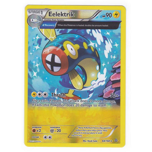 Pokemon - XY Primal Clash - (Reverse Holo) - Eelektrik - 64/160