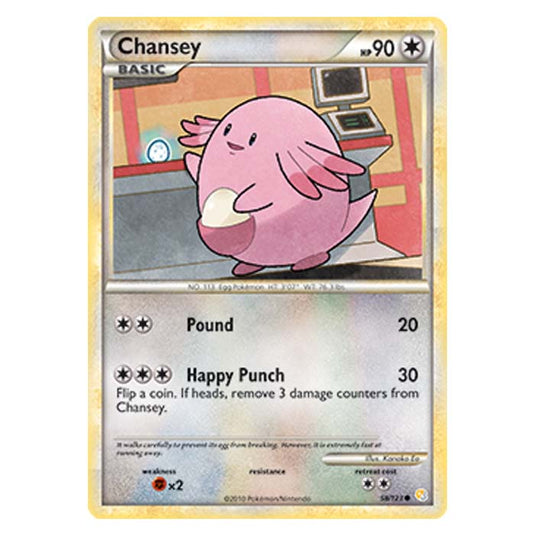 Pokemon - HGSS - Chansey - 58/123