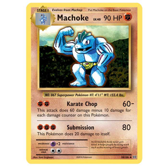 Pokemon - XY Evolutions - Machoke - 58/108