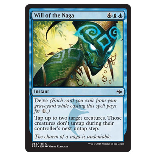 Magic the Gathering - Fate Reforged - Will of the Naga - 58/185