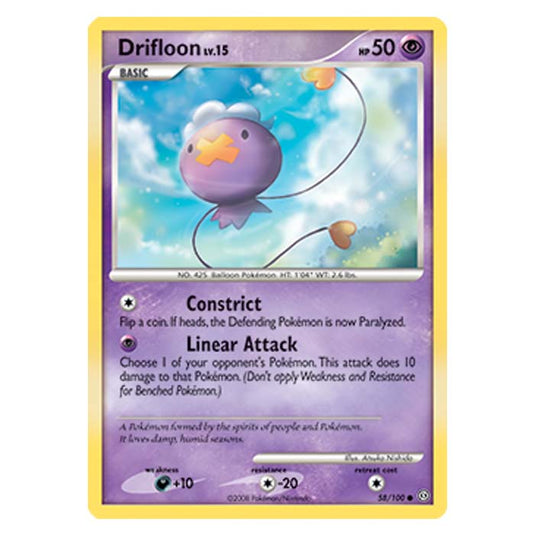 Pokemon - Diamond And Pearl Stormfront - Drifloon - 58/100