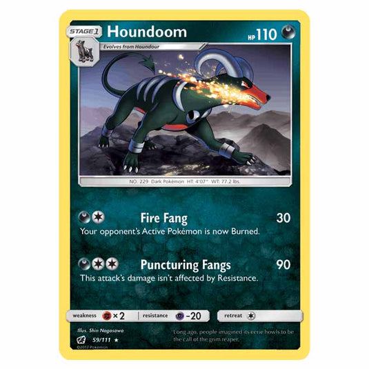 Pokemon - Sun & Moon - Crimson Invasion - Houndoom - 59/111