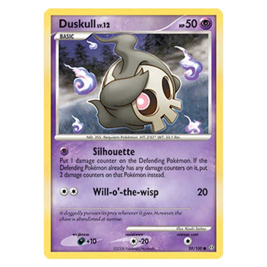 Pokemon - Diamond And Pearl Stormfront - Duskull - 59/100
