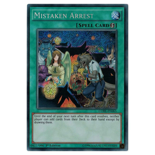 Yu-Gi-Oh! - Clash of Rebellions - Mistaken Arrest (Secret Rare) CORE-EN065
