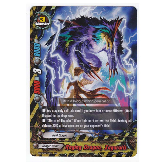 Future Card Buddyfight - Great Clash Dragon VS Danger - Raging Dragon Zagararis - 5/48