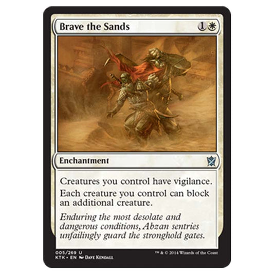Magic the Gathering - Khans Of Tarkir - Brave the Sands - 5/269