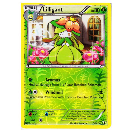 Pokemon - Black & White - Noble Victories - (Reverse Holo) - Lilligant 5/101