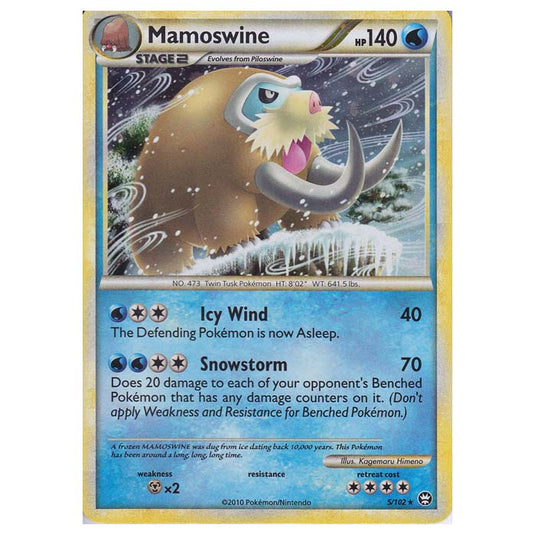 Pokemon - HGSS - Triumphant - Mamoswine 5/102