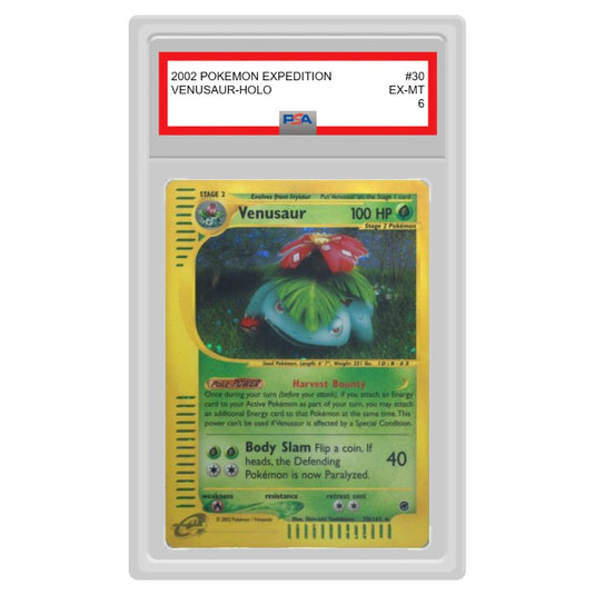 Pokemon - Expedition Base Set - Venusaur - 030/165 (Graded Card)