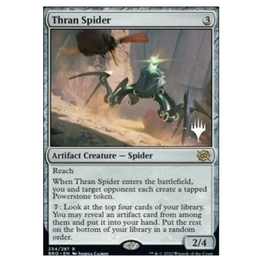 Magic The Gathering - The Brothers' War Promos - Thran Spider - 254/287