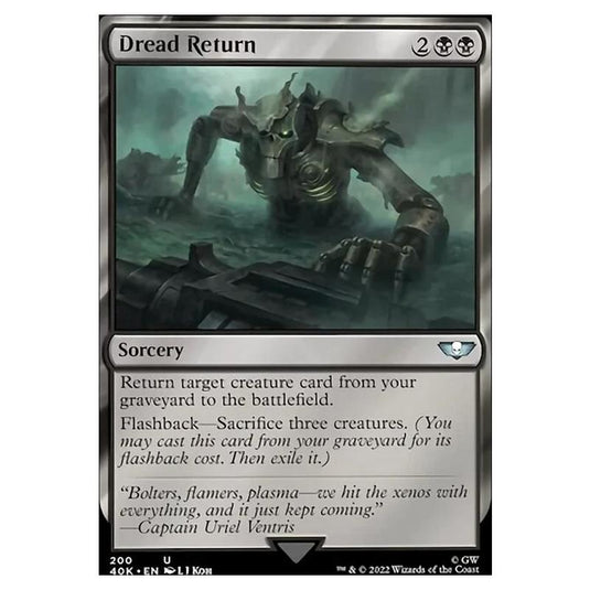 Magic The Gathering - Universes Beyond - Warhammer 40k - Dread Return - 200/168