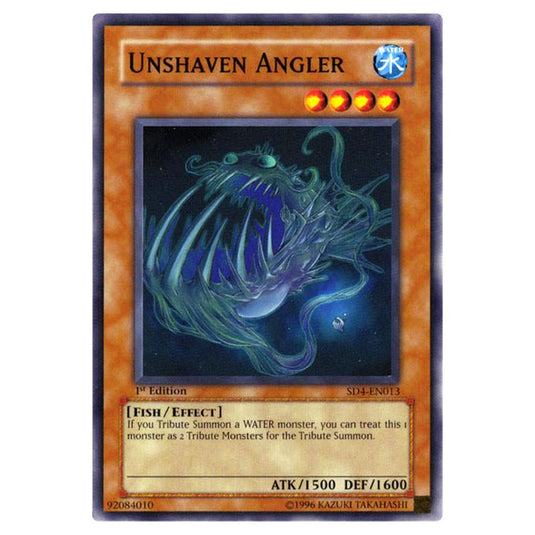 Yu-Gi-Oh! - Structure Deck - Fury from the Deep - Unshaven Angler (Common) SD4-EN013