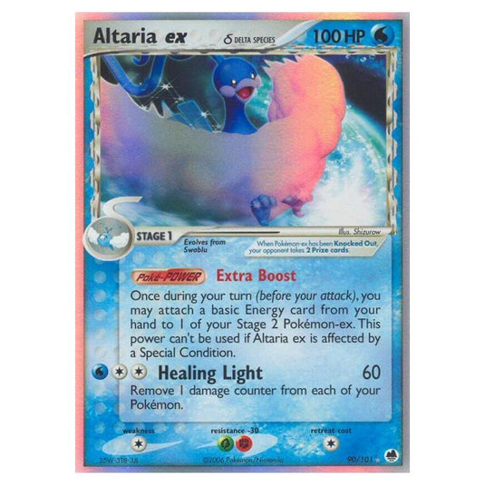 Pokemon - EX Dragon Frontiers - Altaria ex δ Delta Species - 090