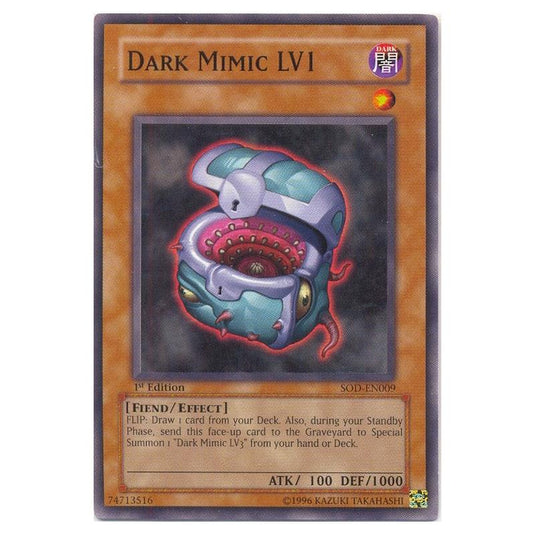 Yu-Gi-Oh! - Soul of the Duelist - Dark Mimic LV1 (Common) SOD-EN009