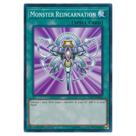 Yu-Gi-Oh! - Starter Deck - Link Strike - Monster Reincarnation (Common) YS17-EN022
