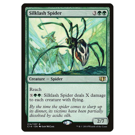 Magic The Gathering - Commander 2014 - Silklash Spider - 214
