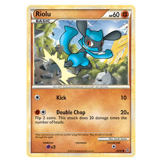 Pokemon - HGSS - Unleashed - Riolu 60/95