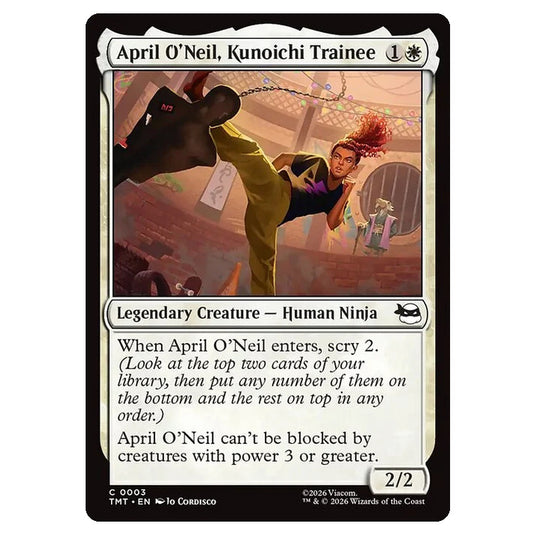 Magic The Gathering - Teenage Mutant Ninja Turtles - April O'Neil, Kunoichi Trainee - 0003