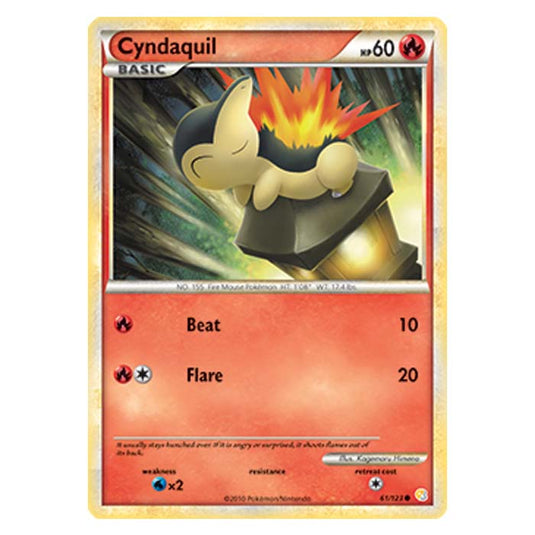 Pokemon - HGSS - Cyndaquil - 61/123