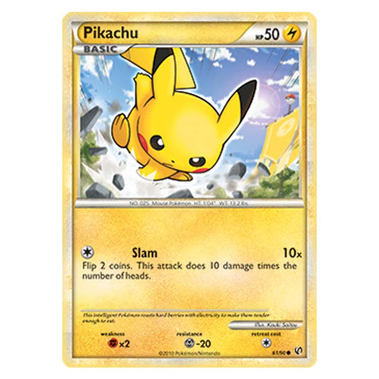 Pokemon - HGSS Undaunted - Pikachu - 61/90