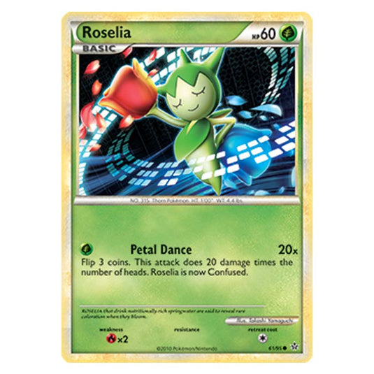Pokemon - HGSS - Unleashed - Roselia 61/95