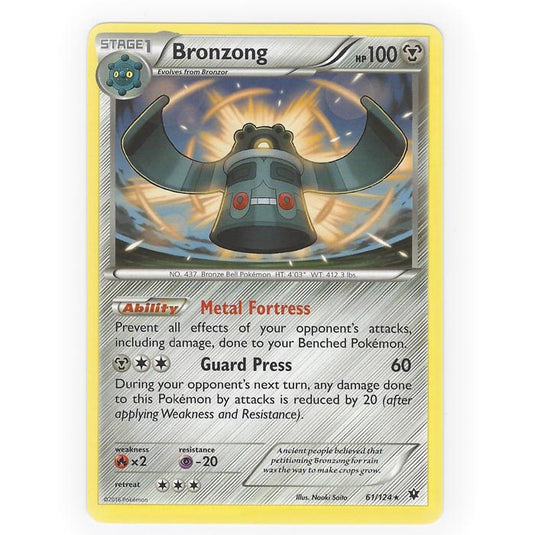 Pokemon - XY - Fates Collide - Bronzong - 61/124