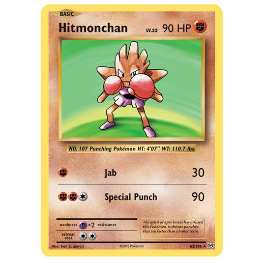 Pokemon - XY Evolutions - Hitmonchan - 62/108