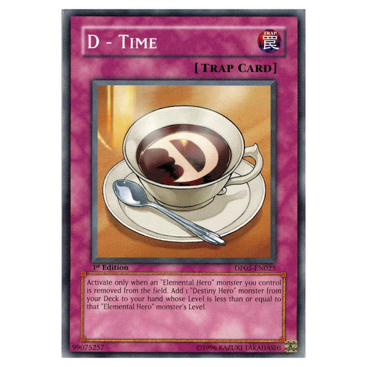 Yu-Gi-Oh! - Duelist Pack - Aster Phoenix - D - Time (Common) DP05-EN025