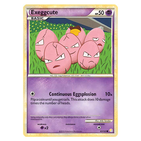 Pokemon - HGSS - Exeggcute - 63/123