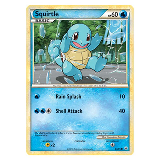 Pokemon - HGSS - Unleashed - Squirtle 63/95