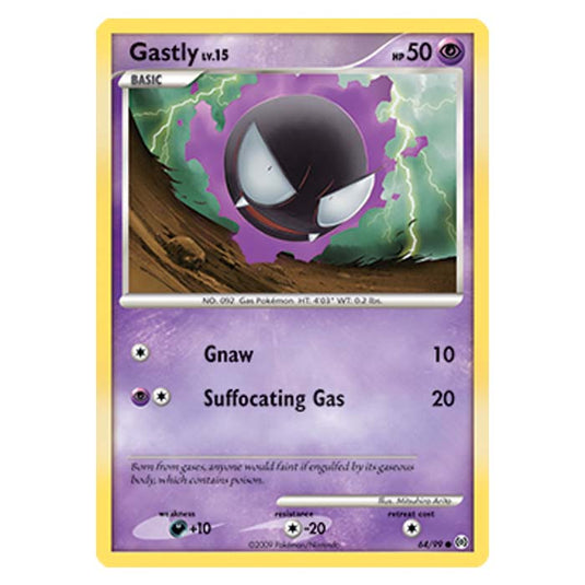 Pokemon - Platinum Arceus - Gastly - 64/99