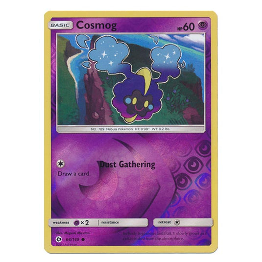 Pokemon - Sun & Moon - Base Set - (Reverse Holo) - Cosmog - 64/149