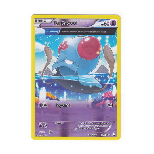 Pokemon - XY Primal Clash - (Reverse Holo) - Tentacool - 71/160