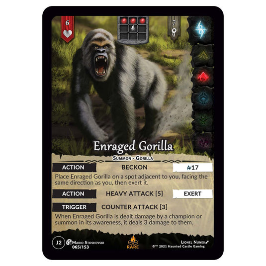 Genesis Battle of Champions - Welcome to Jaelara - Enraged Gorilla (Rare) J2065