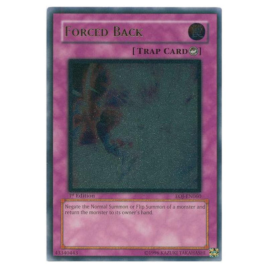 Yu-Gi-Oh! - Enemy of Justice - Forced Back (Ultimate Rare) EOJ-EN060